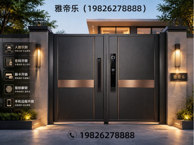 宿迁经济技术开发区智能入户大门展示图
